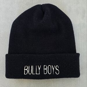 Men's Bully Boys Black Cuffed Beanie Hat